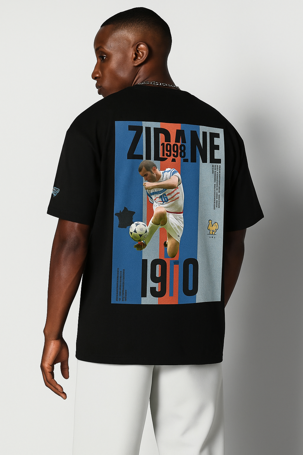 Zinedine Zidane 1998 Oversized Graphic Tee – Virat Collectives