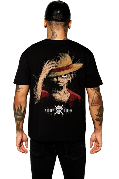 Custom Monkey D. Luffy Graphic Tee – Virat Collectives